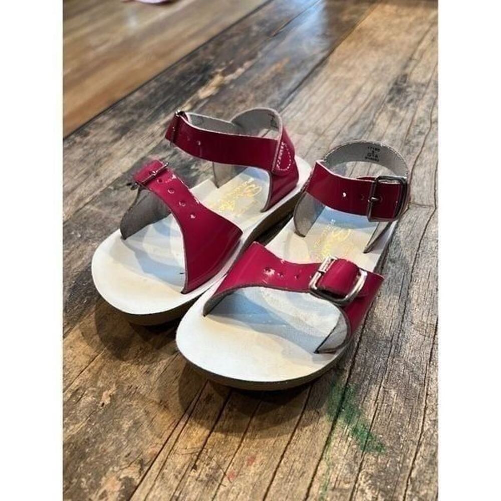 Salt Water Sandals by Hoy Shoes | Sun Sans Floral Sandals size‎ 8 pink